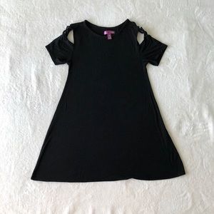 Aqua Cold Shoulder Dress